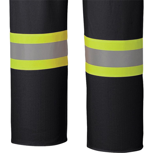 5895BK Salopettes extensibles imperm&eacute;ables et ignifuges, T-petit, Noir O-Max