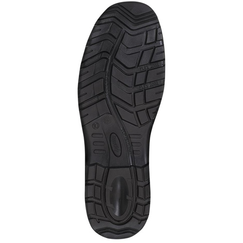 1027 Bottes de travail 8" noires, Cuir, Embout Acier, Taille 10 O-Max