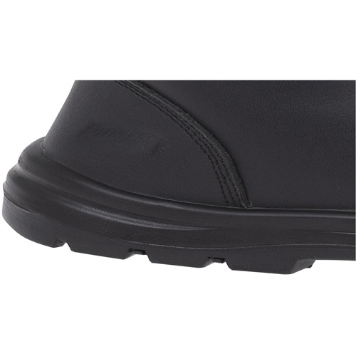 1027 Bottes de travail 8" noires, Cuir, Embout Acier, Taille 10 O-Max