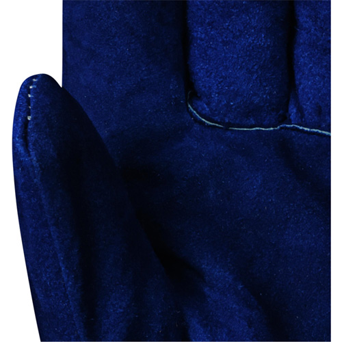 630 Blue Insulated Fitter's Gloves, One Size, Split Cowhide Palm, Boa Inner Lining O-Max