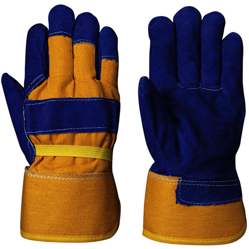 655 Insulated Fitter's Gloves, One Size, Split Cowhide Palm, Boa Inner Lining O-Max