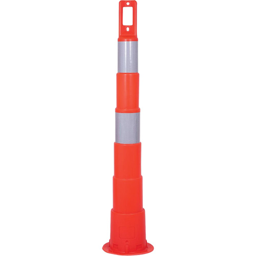 2319 Poteau d&eacute;lin&eacute;ateur empilable, Orange O-Max