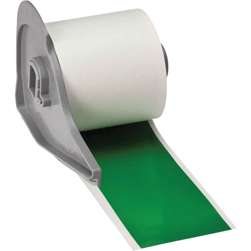 All-Weather Permanent Adhesive Label Tape, Vinyl, Green, 2" Width O-Max