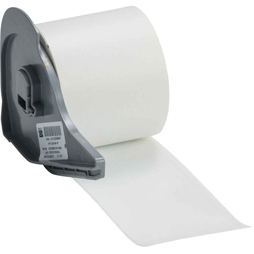 Repositionable Multi-Purpose Label Tape, Vinyl, White, 2" Width O-Max
