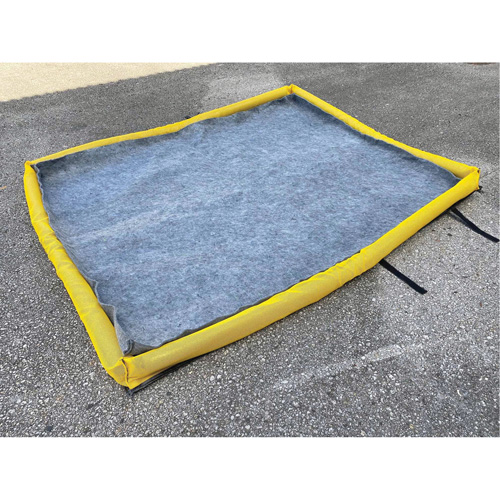 Small Ultra-Filter Pad, 0.8 US gal. Capacity, 2.5' W x 2' L x 3" H, Foam Wall O-Max