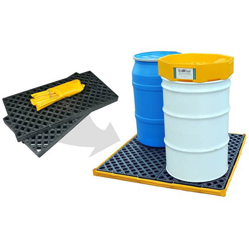 Ultra-Spill Deck flexible, &agrave; vessie, 4 barils, Capacit&eacute; de d&eacute;versement 110 gal. US, 51" x 48" x 5" O-Max