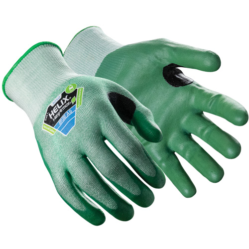 Gants r&eacute;sistants aux coupures Helix 3050, Taille 6/T-petit, Calibre 18, Rev&ecirc;tement Nitrile, Enveloppe en Polyester/Fibre de verre/PEHP, ASTM ANSI niveau A6 O-Max