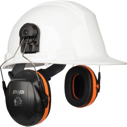 Dynamic V2 Passive Ear Muffs, Cap Mount, 24 NRR dB O-Max