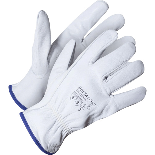 Gant de chauffeur Delta Force, 10/T-Grand, Paume en Cuir fleur de ch&egrave;vre, Kevlar O-Max