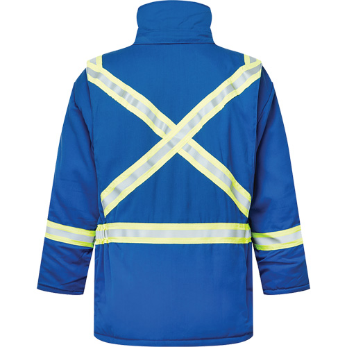 Parka isol&eacute;, antistatique et ignifuge  6,5 oz Westex DH, 3T-Grand, Bleu royal O-Max
