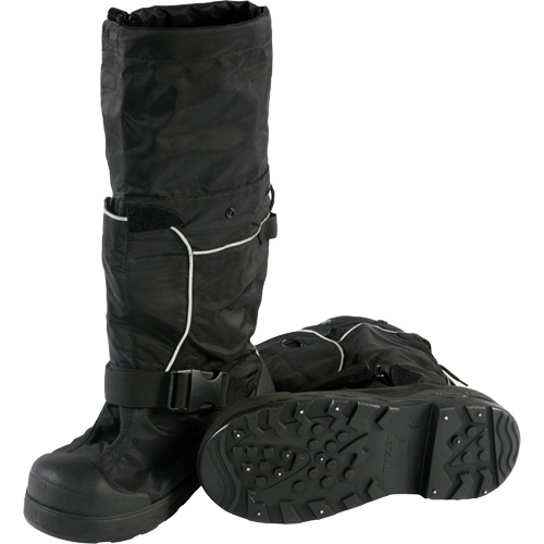 Couvre-chaussure pour traction sur glace Winter-Tuff Orion XT avec gu&ecirc;tre, Nylon/Polyur&eacute;thane, Boucles et crochets O-Max