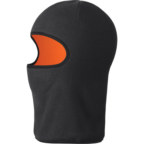 5502 Cagoule &agrave; 1 trou r&eacute;versible, Micro laine, Noir/Orange haute visibilit&eacute; O-Max
