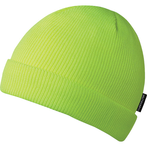 5567A Toque, Acrylic Lining, One Size, High-Visibility Lime-Yellow O-Max