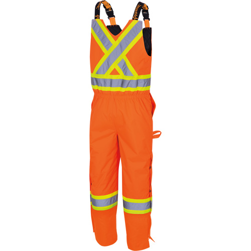 5040 Combinaisons de s&eacute;curit&eacute; matelass&eacute;e imperm&eacute;able, Polyester, Petit, Orange haute visibilit&eacute; O-Max