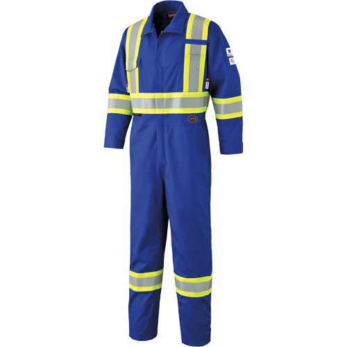 7704T Combinaison anti-arc &eacute;lectrique FR-Tech, Taille 40 (grand taille), Bleu royal, 10 cal/cm² O-Max
