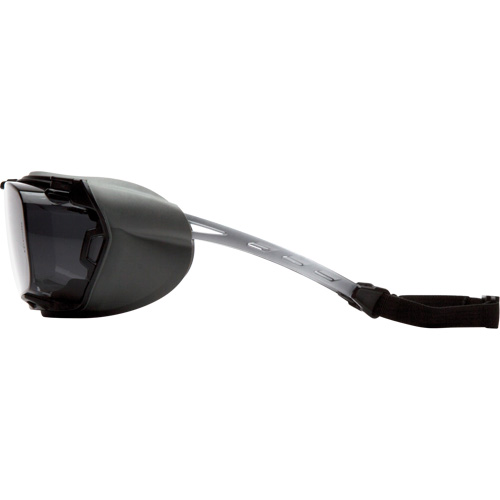 Cappture Plus Safety Goggles, Grey Lens, Anti-Fog, Closed Vent O-Max