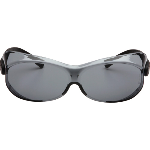 OTS&reg; XL Safety Glasses, Grey Lens, Anti-Scratch, ANSI Z87+/Meets/Exceeds CSA Z94.3 O-Max