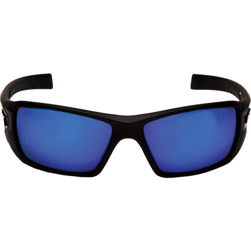 Velar Safety Glasses, Blue Mirror Lens, ANSI Z87+/Meets/Exceeds CSA Z94.3 O-Max