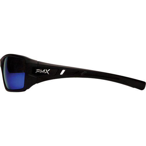 Velar Safety Glasses, Blue Mirror Lens, ANSI Z87+/Meets/Exceeds CSA Z94.3 O-Max