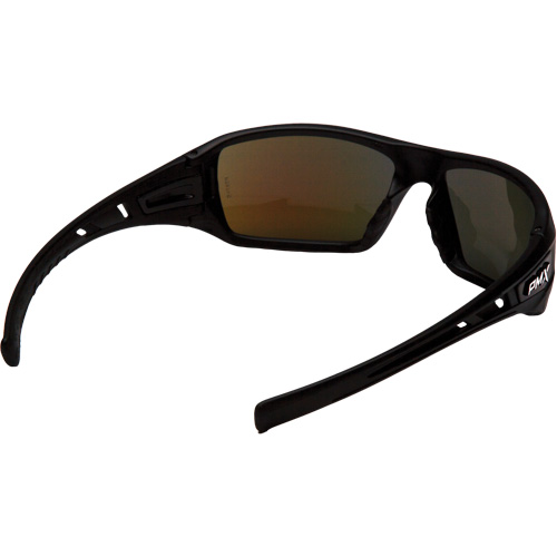 Velar Safety Glasses, Blue Mirror Lens, ANSI Z87+/Meets/Exceeds CSA Z94.3 O-Max