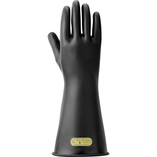 Gants isolants pour travaux &eacute;lectriques, ASTM classe 00, Taille 7, 14" lo O-Max