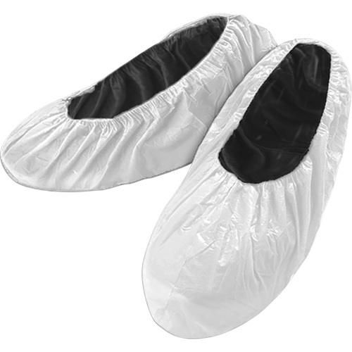 CoverMe XP Shoe Covers, Large, Polypropylene, White O-Max