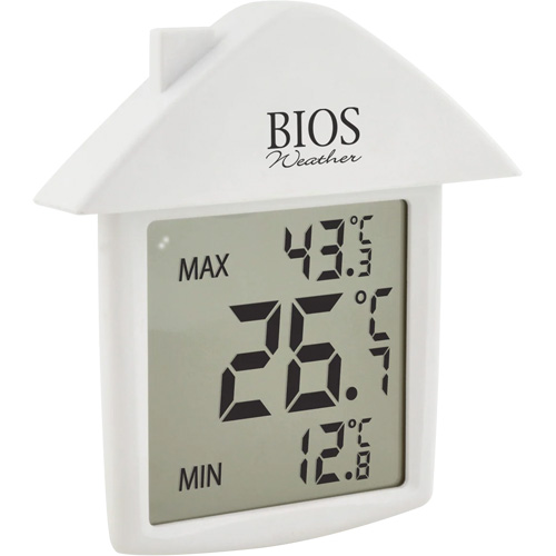Suction Cup Thermometer, Non-Contact, Digital, -13-122°F (-25-50°C) O-Max