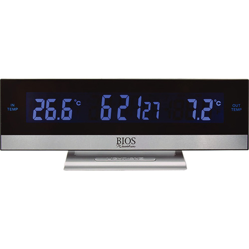 Indoor/Outdoor Thermometer with Alarm, Non-Contact, Digital, -22-140°F (-30-60°C) O-Max