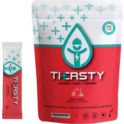 Hydration Drink Mix, Single Serve, Fruit Punch O-Max
