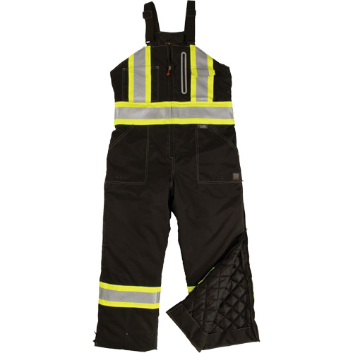 Salopette de s&eacute;curit&eacute; isolante en tissu ind&eacute;chirable, Polyester, T-petit, Noir O-Max