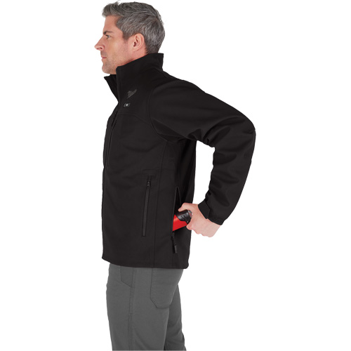 Manteau chauffante M12 ToughShell avec pile, Hommes, Petit, Noir O-Max