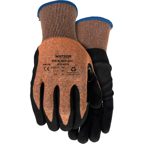 Stealth Phoenix Cut-Resistant Gloves, Size X-Small, 18 Gauge, Nitrile Coated, HPPE/Polyester Shell, ASTM ANSI Level A4 O-Max