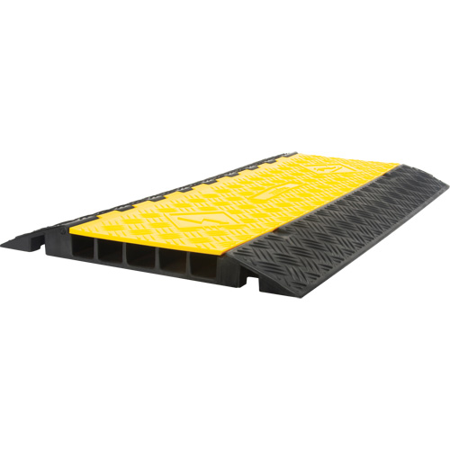 Polyurethane Cable Protector, 5 Channels, 35.43" L x 19.69" W x 2" H O-Max