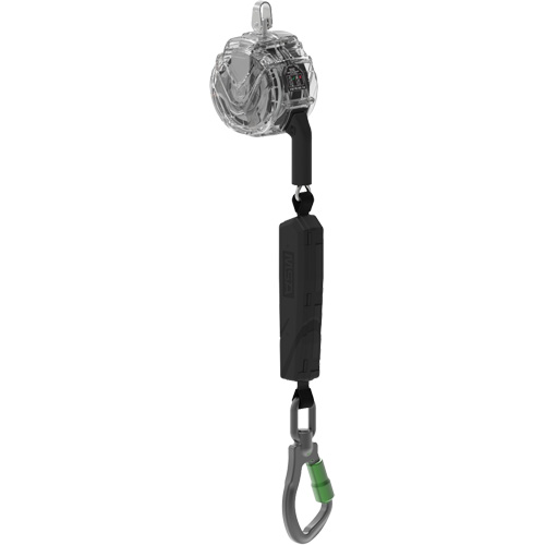 V-TEC ALTAKS Personal Fall Limiter-Cable, 10', Galvanized Steel, Swivel O-Max