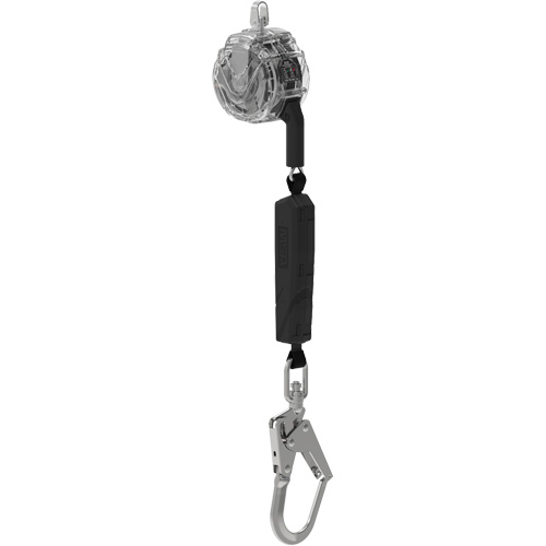 C&acirc;ble de limiteur de chute personnel 36CLS V-TEC, 10', Acier galvanis&eacute;, Pivotant O-Max