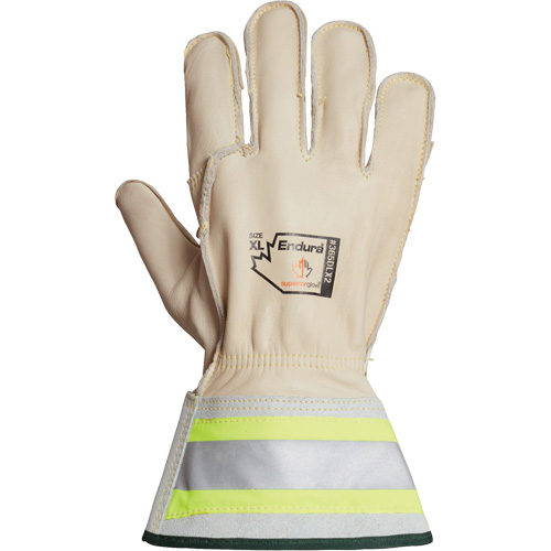 Gants de monteur de lignes Endura 365DLX2, Petit, Paume en Cuir de cheval O-Max