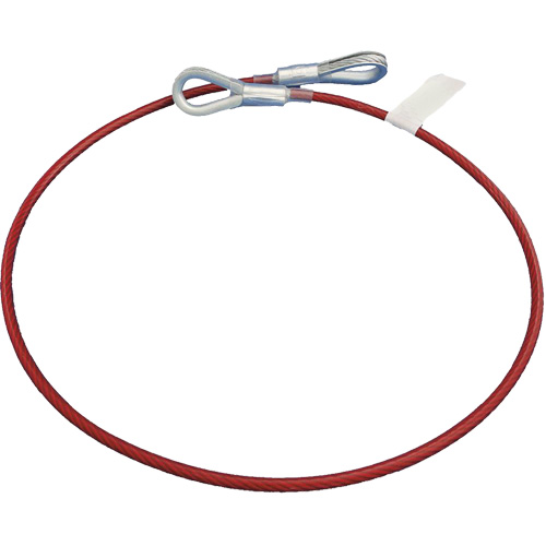 AS-21000-6 Ancrage pour c&acirc;ble 6' PeakWorks &agrave; configuration en illet de l'embout, Chaîne O-Max
