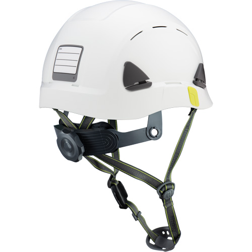 Casque de s&eacute;curit&eacute; d'escalade Fibre Metal, R&eacute;pond aux normes CSA type 2, Suspension Rochet, Ventil&eacute; O-Max