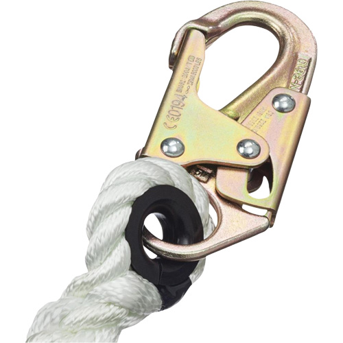 LAN-1222-4 5/8" Restraint Rope Lanyard, 1 Legs, 4', CSA Class A O-Max