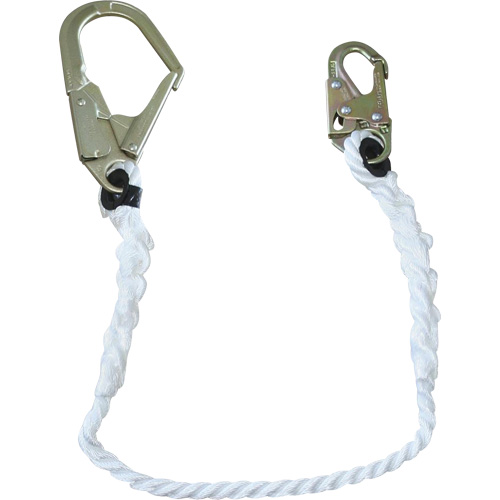 LAN-1242-4 5/8" Restraint Rope Lanyard, 1 Legs, 4', CSA Class A O-Max