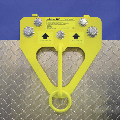 1" to 1-7/8" Wide Flange Tank Trolley, Temporary Use O-Max