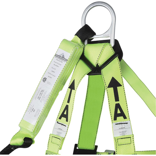 FBH-10000A5440-4 4' Class A Harness & Lanyard with 220 lbs. Capacity, Harness/Lanyard Combo O-Max