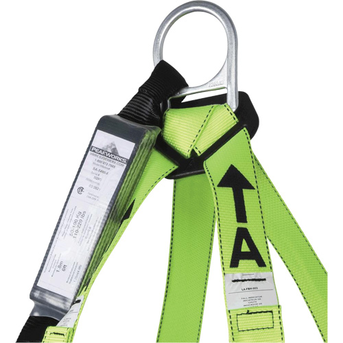 FBH-10000A6440-4 Harnais & longe classe A de 4' avec capacit&eacute; de 350 lb, Combinaison harnais/longe O-Max