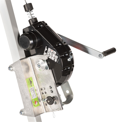 SRL-73303-60 Cable Self-Retracting Lifeline with Recovery, 60', Galvanized Steel, Swivel O-Max