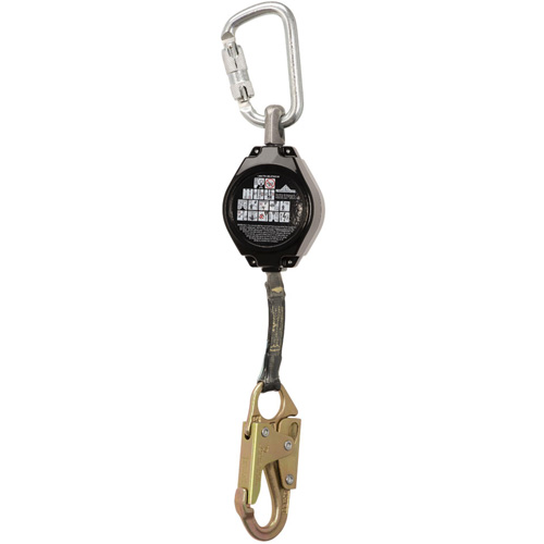 SRL-76105-6AR Arc Flash Self-Retracting Lifeline, 6', Dyneema&reg;, Swivel O-Max