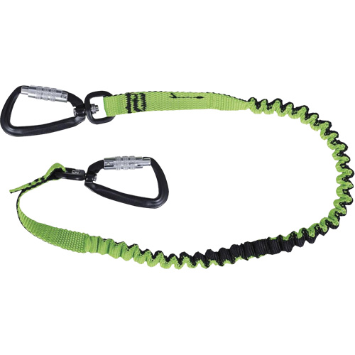 TT-9903-BULK Slim Line Tool Lanyard Box, Bungee, Dual Carabiner O-Max