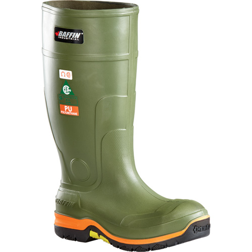 Hercules Men's Safety Boots, Thermal Polyurethane, Aluminum Toe, Size 4, Puncture Resistant Sole O-Max
