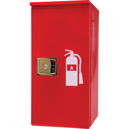 Armoires ext&eacute;rieures robustes pour extincteurs, 14" la x 28" h x 10" p O-Max