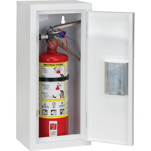 Armoire int&eacute;rieur pour extincteur, 8" la x 18" h x 6" p O-Max