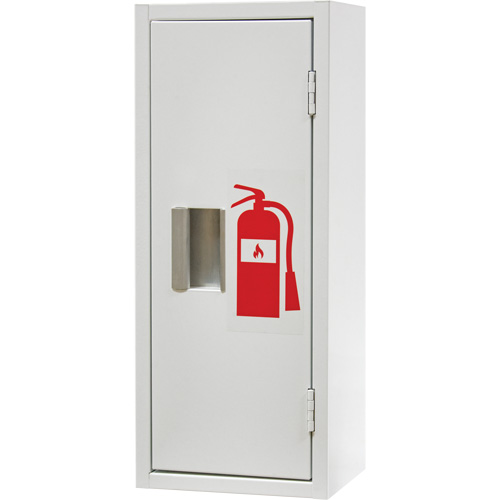 Armoire int&eacute;rieur pour extincteur, 10" la x 24" h x 7" p O-Max